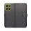 (Black) For Motorola G56 Case Wallet Flip PU Leather Cover 6