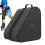 Ice Skate Bag, Breathable Skate Bag, Adjustable Strap, Roller Skate Storage Bag, Black 1