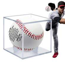 9inch children's baseball souvenir transparent box with motivational messages