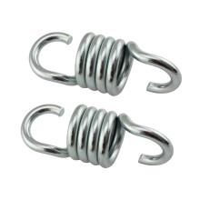 Set of 4 Chair Spring Swinging Hanging Chair Hammock Swing Hanging Chair Clothes Hanger Spring Hook Swing Hook Steel Galvanised Iron Silver