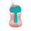 Nuby Nuby Clik-It Soft Spout No-Spill Training Sippy Cup with Handles - (2-Pack) 10 oz - 4+ Months - Aqua/Red/Orange 5