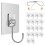 Large Adhesive Hook, Wall Hook, Strong Removable Adhesive Hook, Suitable for Bathroom, Kitchen and Office(20pcs) 2