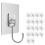Large Adhesive Hook, Wall Hook, Strong Removable Adhesive Hook, Suitable for Bathroom, Kitchen and Office(20pcs) 1