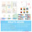 Offito Conjunto de 6 Kits de Pintura por Números para Adultos Iniciantes - 10x14 Polegadas 5