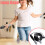 Jump Rope Counter, Digital Counting Skipping Ropes, Design, Adjustable Length, Black 3