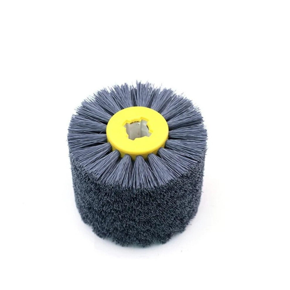 Wire Brush Flex, Nylon Brush 1 Pcs 120 100 19Mm Grinding Wire Drum Polishing Wheel Electric Brush For Woodworking Metalworking(P120) 6276012974569