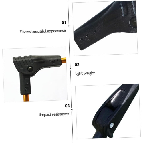 Tent Joint Universal Support Closure Folding Pole Side Bracket Connector Repair Kit Nylon Black 1