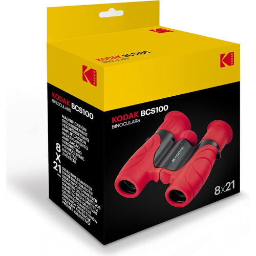 Kodak Kodak BCS100 8x21 Junior Binocular Red 1