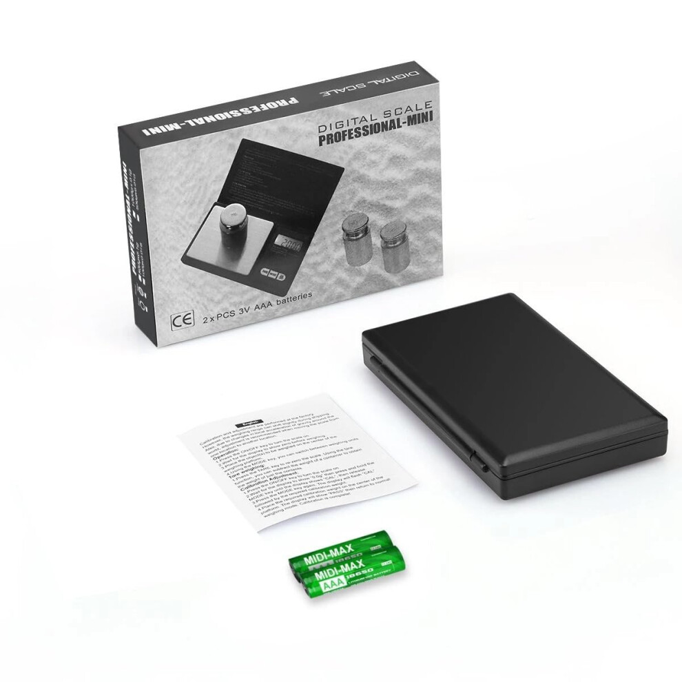 Pocket Scales 300 G / 0.01 G Digital Precision Scales 300 X 0.01 G Pocket Scales Digital Scales Gold Scales Coin Scales 6276012974774