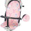 Baby Stroller Cool Pad Ice Cooler Mat Pink Breathable 12