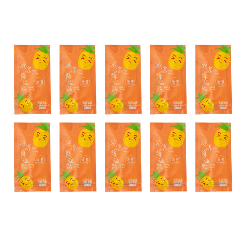 20 Sheets Rapid Cooling Gel Patches Pineapple Flavor 1
