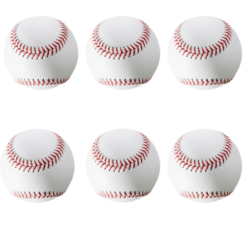 TeeBall Exercise Baseball Reduced Impact Safety Training Pack of 6