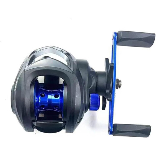 Fishing Reel with Ergonomic Design Ideal for Casting, Trolling and Jigging Techniques Violette left Hand 2