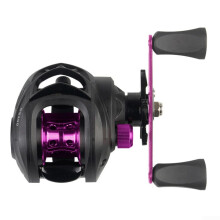 Fishing Reel with Ergonomic Design Ideal for Casting, Trolling and Jigging Techniques Violette left Hand