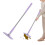 Mop  Mop, Rotating Small Flat Automatic Cloth  Push Pull Handle Flat, Dust Mop Wall Mounted Mop Holder Handle Flat for Bathroom Kitchen 1
