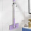 Mop  Mop, Rotating Small Flat Automatic Cloth  Push Pull Handle Flat, Dust Mop Wall Mounted Mop Holder Handle Flat for Bathroom Kitchen 3