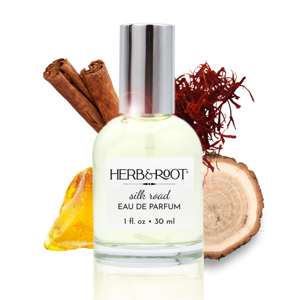 Herb & Root Amber Herb Root Wood Spice Perfume Blend Rollerball Or Eau De Parfum Notes Of Saffron Cardamom Sandalwood Frankincense Silk Road Eau De Parfum