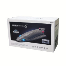 (Black, KF29) High-Speed Turbo Jet Boat with LED Lights - Remote Controlled, Rechargeable 2.4GHz Wireless, Black & Blue, Ideal for Boys & Girls,