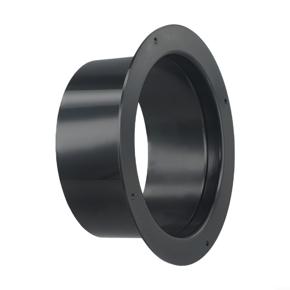 Round Abs Wall Flange Connector For Efficient Tallation Of Ventilation Ducts And Air Ducts (125 Mm) 125Mm 6276012976907