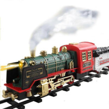 Best Seller Train Toys Set, Rechargeable Electric Train with Remote Steam Lights Sound Tw
