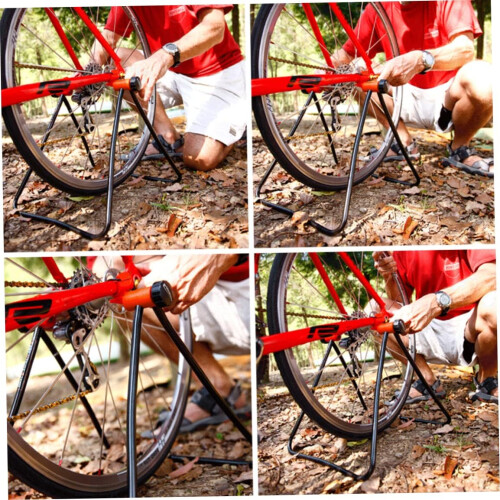 Bicycle support for the maintenance of the folding bicycle repair support Ref: 5607 2