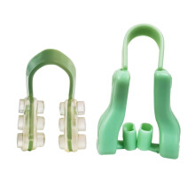 Nariz 1 Set Nose Clip Set Nose Up Clipper Shaper Smoothing Beauty Tool Green Nose Clip Sleeping Nose Stopper Clips Nose Plugs Nose Up Shaping Set