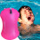 Swimmer dry bag, Float for Safe Swim Training  Light high visibility Pink 2