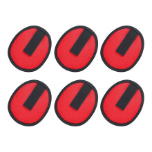 Angel bait cover, bait protection, storage, accessories, 6 pieces, for ice fishing, trolling, outdoor equipment red 10 cm