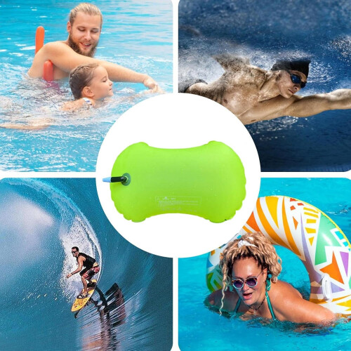Open Water Pull, swimming equipment bags with high visibility fluorescent yellow 2