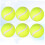 Pack of 6 Normal Tennis Balls, High Elasticity, Yellow 4