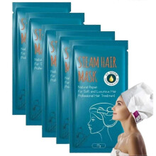 (5pcs) Natural Repair Steam Hair Mask, Heating Steam Hair Mask, Pure Keratin Hair Mask, Deep Repair Damage Hair Root Repair Steam Hair Mask
