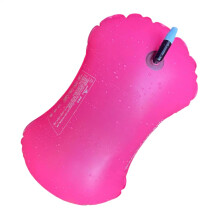 Swim Bubble Swimming Boa for Open Water, Open Water Boa Drybag Swimming Pool Swimming Equipment with High Visibility for Swimmers and Triathletes Pink