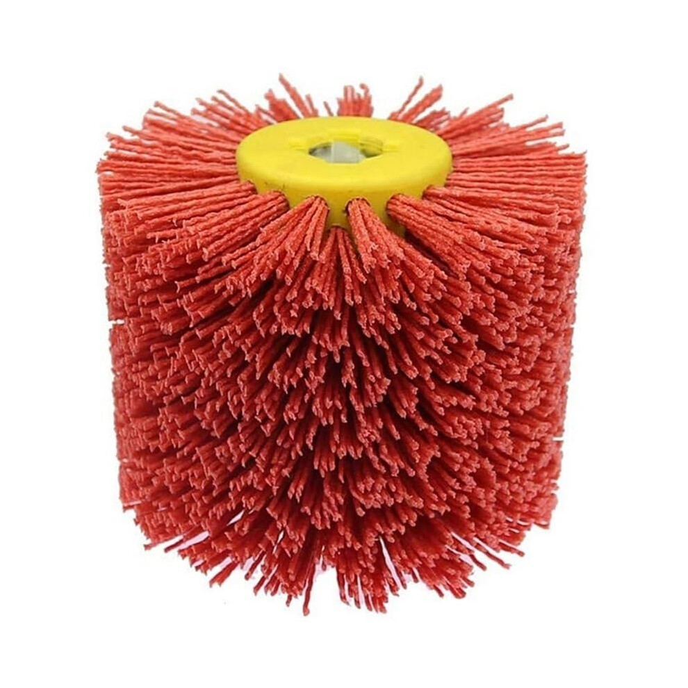 Nylon Brush, Grinding Brushes Red Grinding Wire Drum Brushes Uso Suitable For Deburring And Polishing 6276012980812