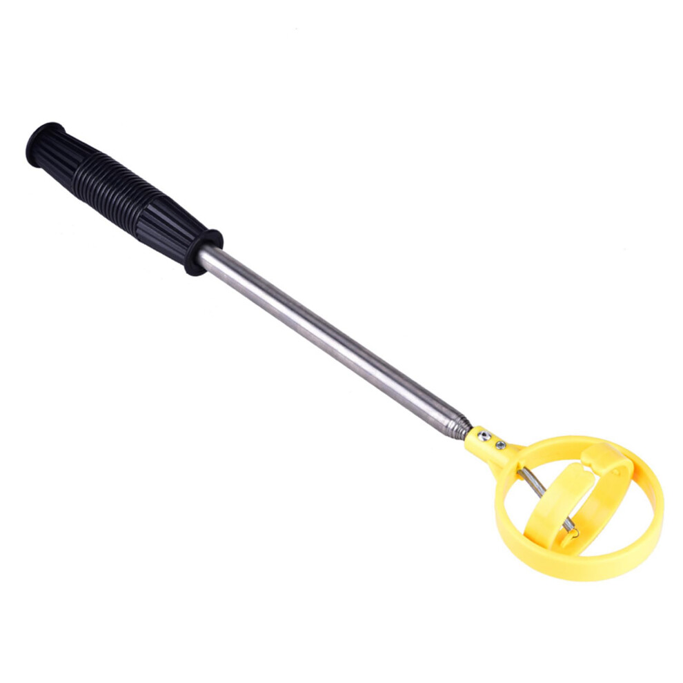 Golfball Picker Telescopic Rod with Automatic Locking, Stainless Steel, Yellow 215 cm-image-OPC-PJ2JX2S-NEW