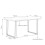 (1*grey table only) Grey dining table and chairs set PU chairs 8
