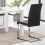 (1*grey table+4 chairs) Grey dining table and chairs set PU chairs 7