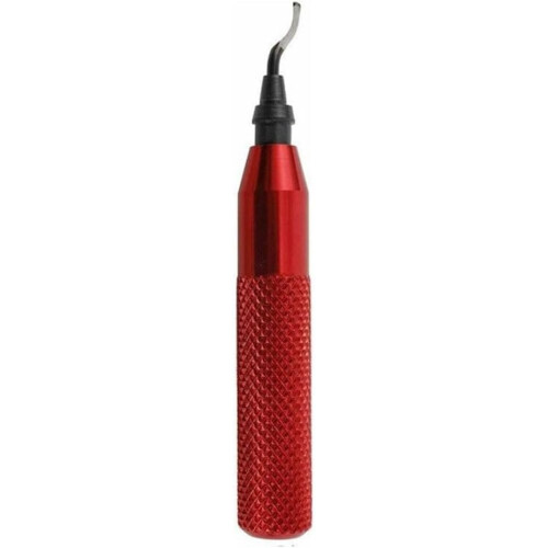 Practical blade replacement, easytouse deburring tool set with milling handle and 10 blades 1
