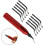 Practical blade replacement, easytouse deburring tool set with milling handle and 10 blades 5
