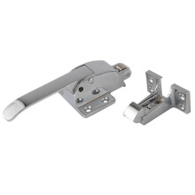 Sodial (r) Edelstahl Federbelasteter Türgriffriegel für begehbaren Gefrierschrank/Kühlschrank