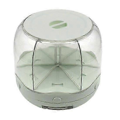 6 Grid Rice Storage Container Large Capacity BPA Free Transparent -360 Degree