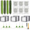 Replacement Parts Kit suitable for Irobot Roomba J7 J7+/plus I7 I7+i3 I3+i4 1