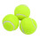 Tennis Balls, Pack of 3, Elasticity, Standard Size, Bulk Pack for Competition 1