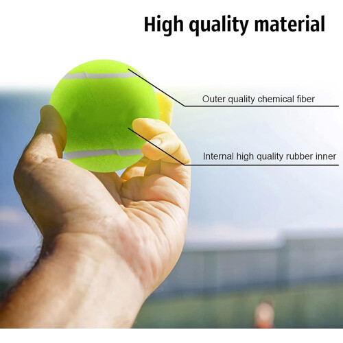 Tennis Balls, Pack of 3, Elasticity, Standard Size, Bulk Pack for Competition 1