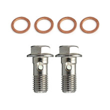 Geschikt voor Motorfiets RVS M10 x 1.25 Banjo Bouten Remhoofdcilinder Schroef Remslang Remklauw