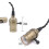 4 Pcs Vintage Socket Bronze Pendant Light Cord with Switch, E27 Screw Solid Industrial Triple Light 2