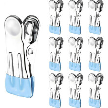 Pinzas para ropa aptas para tendedero Pinzas de acero inoxidable Pinzas para ropa Pinzas de metal resistentes
