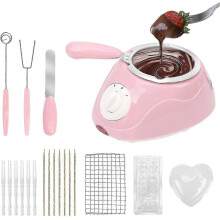 Set per fonduta, mini pentola elettrica per sciogliere il cioccolato, fontana per fonduta di cioccolato,