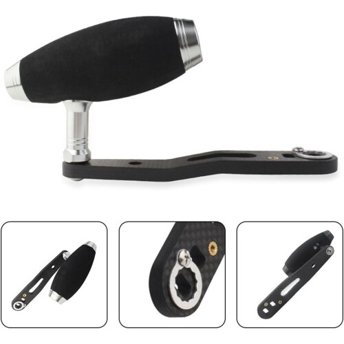 Improve your fishing experience with carbon fiber handle and EVA handle 1