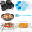 adatto per accessori per friggitrice ad aria per doppio cestello, friggitrice ad aria antiaderente con 1