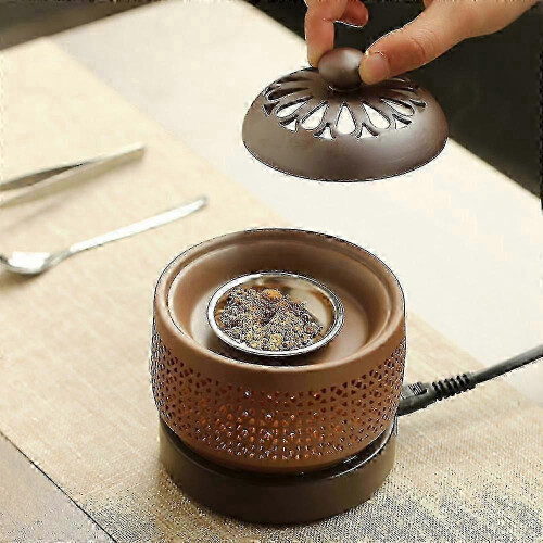suitable for Electronic Aromatherapy Electric Incense Burner Essential Oil Night Light 220v Timing Temperature